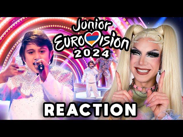 Armenia  - Leo - Cosmic Friend (LIVE) | Reacting to Junior Eurovision 2024