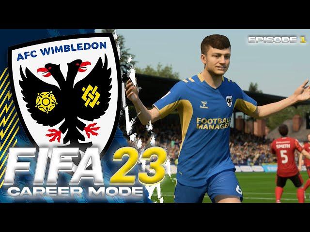 FIFA 23 WIMBLEDON RTG CAREER MODE - #1 LET'S AV IT!!