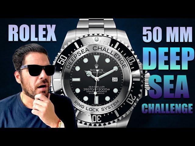 New MONSTER 50MM Rolex Deep Sea CHALLENGE!!