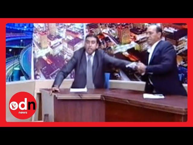 Jordanian MP pulls gun during TV debate