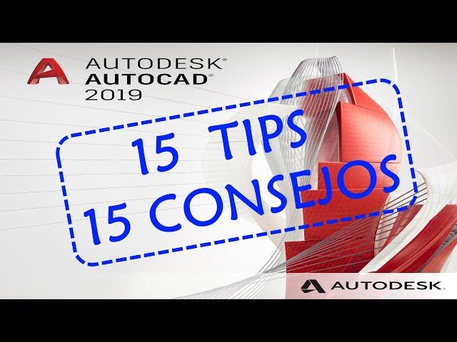 15 trucos autocad para ser mas rápido, 15 tips autocad, comandos no conocidos, tutorial autocad