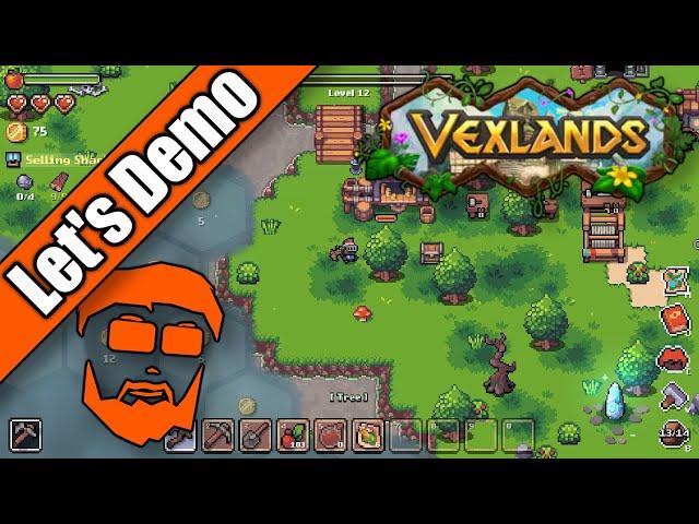 Let's Demo... Vexlands! An addictive Forager-inspired crafting and exploration game