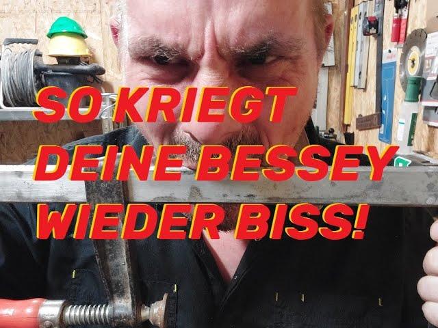 DER RÖDL OHNE ZÄHNE, neue Zahnung für eine alte BESSEY Schraubzwinge