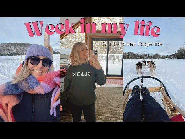 Weekly vlog: Quelques jours au chalet avec l’agence & Mean Girls ️