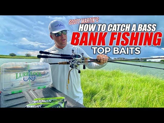 How to Catch a Bass BANK FISHING - Best Lures w/ Scott Martin