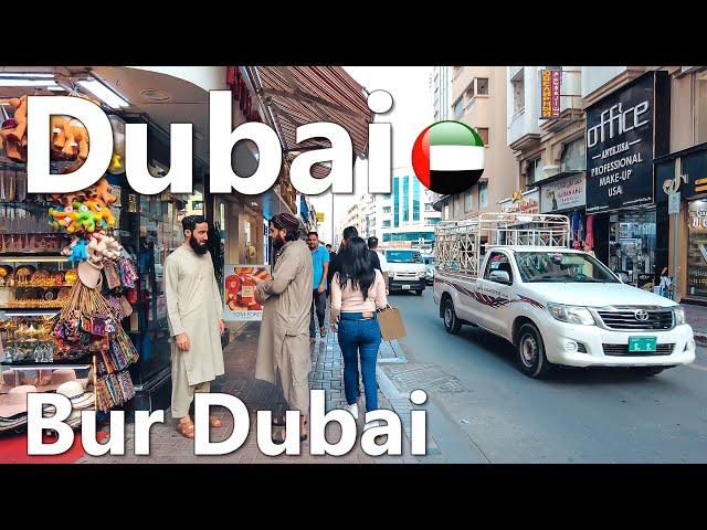 Bur Dubai District Walking Tour 4K