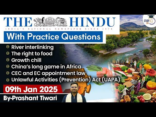 The Hindu Analysis | 9th January 2025 | The Hindu NewsPaper Today With Practice Questions