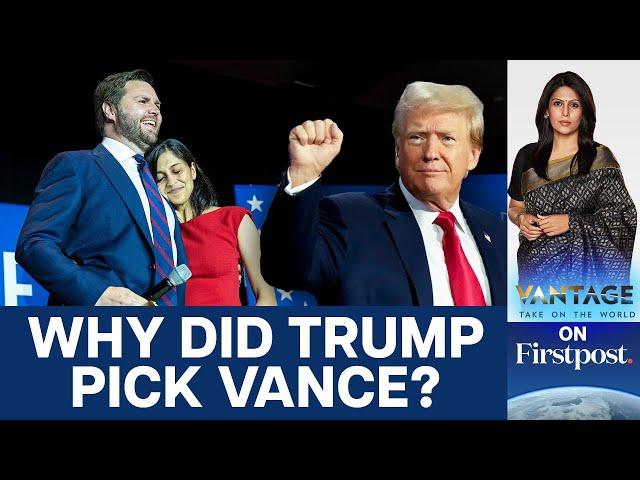 Trump picks JD Vance as his Vice President Candidate | Vantage with Palki Sharma