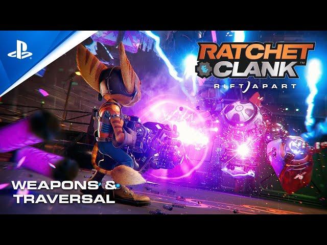 Ratchet & Clank: Rift Apart - Weapons & Traversal | PS5