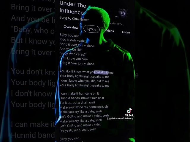 Chris Brown - Under The Influence @ChrisBrownTV