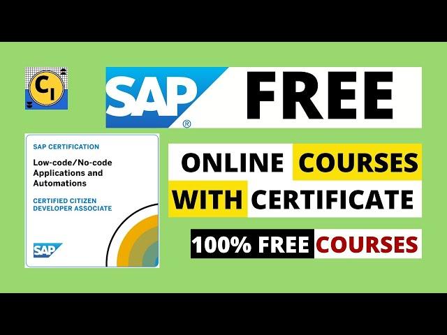 Free Sap Training Courses with Certificates | Sap Hana Certificate | Sap Fico Course | Course Intern