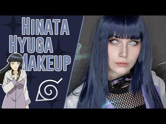  Hinata Hyuga Cosplay Makeup Tutorial Naruto - 日向 ヒナタ コスプレ ナルト 