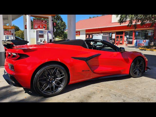 Test driving and showing our last 2023 Corvette Z06, 3LZ, Z07, Convertible "English Version" sort of