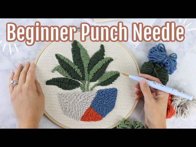 PUNCH NEEDLE FOR BEGINNERS | EVERYTHING YOU NEED TO GET STARTED WITH PUNCH NEEDLE RIGHT AWAY