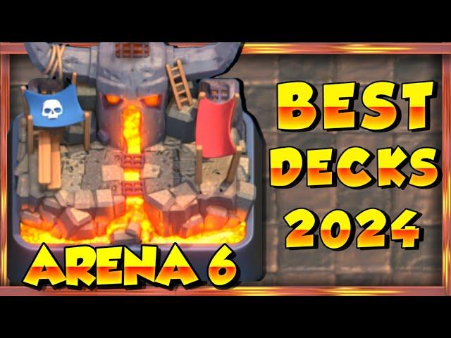 Best Arena 6 Decks (Pekka Playhouse Decks) in Clash Royale | Best Clash Royale Arena 6 DECKS 2024