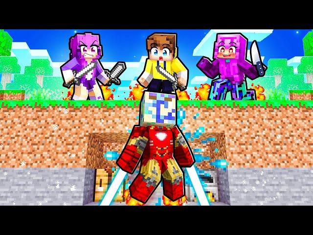 HUNTERS vs SUPERHERO SPEEDRUNNER in Minecraft!