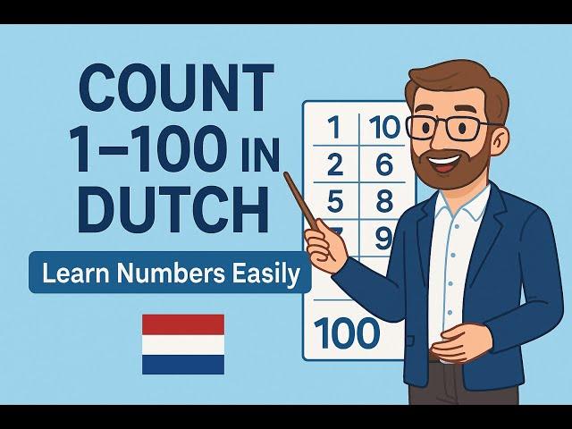 Count from 1 to 100 in Dutch  Numbers for Beginners