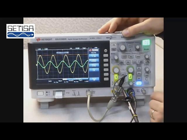 Respuesta en frecuencia de sondas o puntas de medición