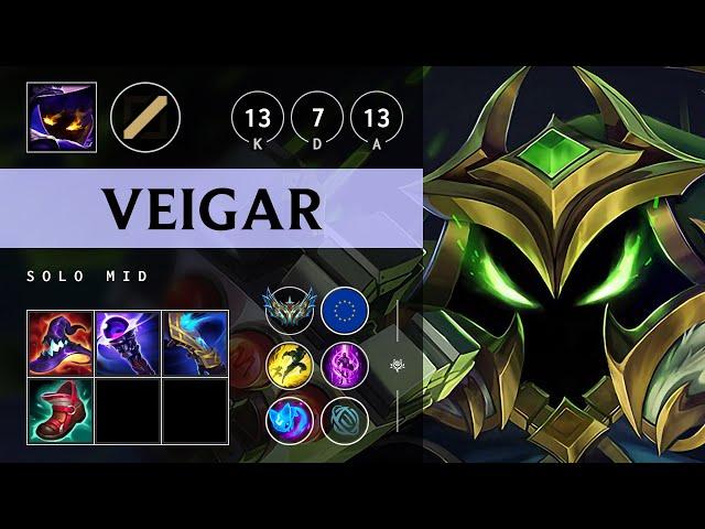 Veigar Mid vs Fizz: Triple Kill, Godlike - EUW Challenger Patch 14.23