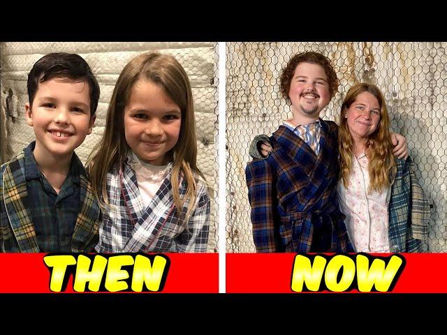 Young Sheldon  Then And Now