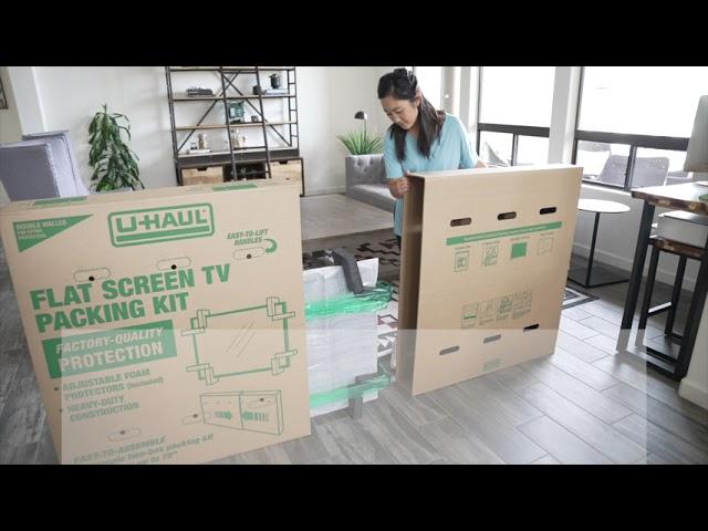 How the U-Haul Flat Screen TV Box Makes Moving a TV Easier