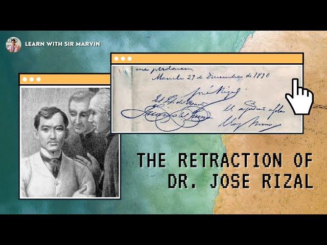 THE RETRACTION OF JOSE RIZAL