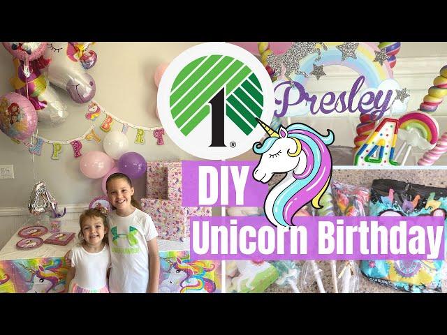 DIY DOLLAR TREE BIRTHDAY | UNICORN BIRTHDAY ON A BUDGET | DIY CANDY CAKE |