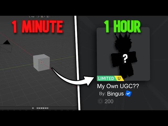 Making my OWN UGC in 1 HOUR