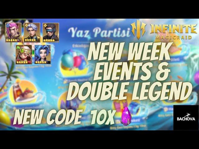 Infinite Magicraid-New Redeem Code & New Week Events & Double Legend Banner