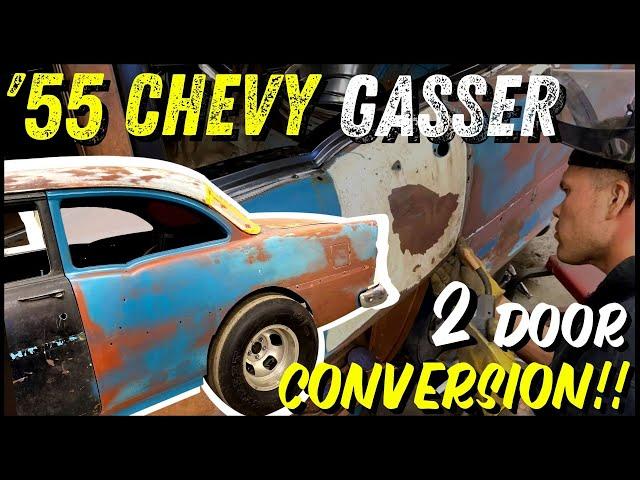 1955 Chevy GASSER!! 2 Door Conversion (Part 1)