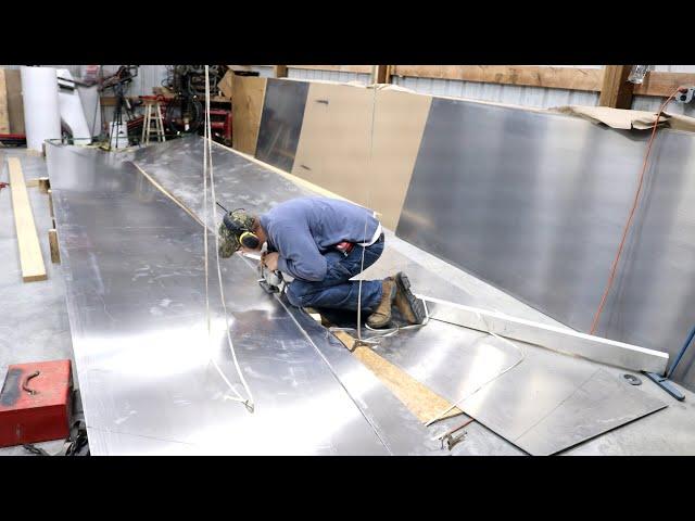 Building a 25ft Aluminum Boat Part 3