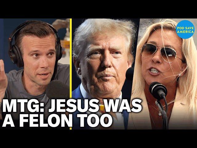 Guilty Trump Meets Parole Officer and Marjorie Taylor Greene Says Jesus Was a Convicted Felon Too