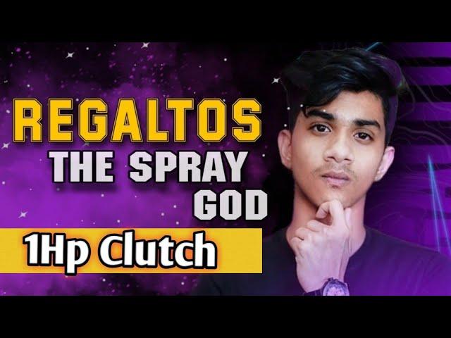 1Hp Clutch Soul Regaltos In Sanhok | Regaltos The Spray God Battlegrounds India | ArYaa Op