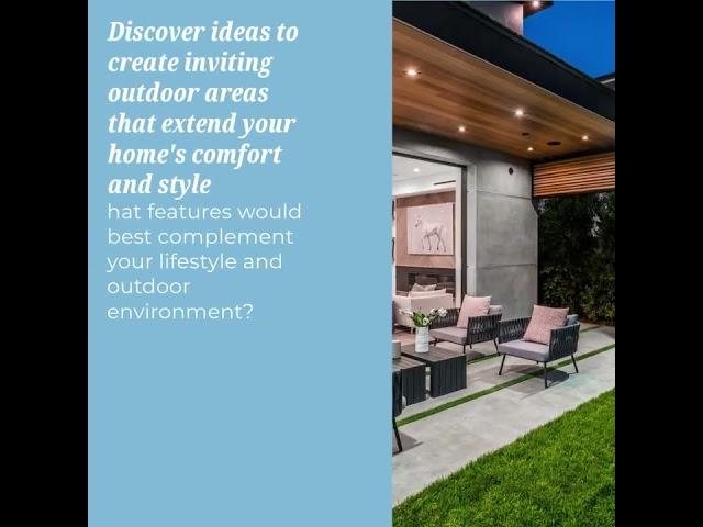  Outdoor Living Spaces! 