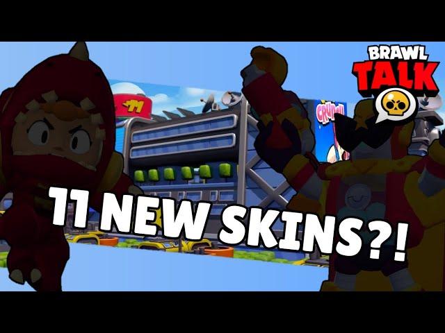 Brawl Stars: Brawl Talk - 11 NEW SKINS?! - Concept Edit - Fan Idea