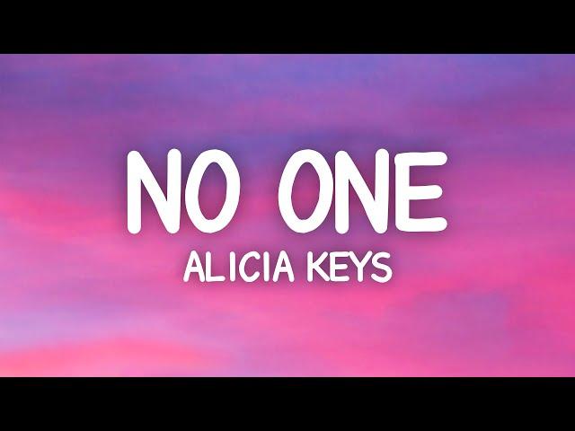 Alicia Keys - No One (Lyrics)