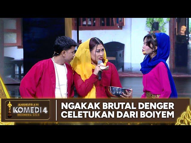 Ngeselin Banget! Liat Boiyen & Ummi Quary Saut-sautan Pantun | ANUGERAH KOMEDI INDONESIA 2024