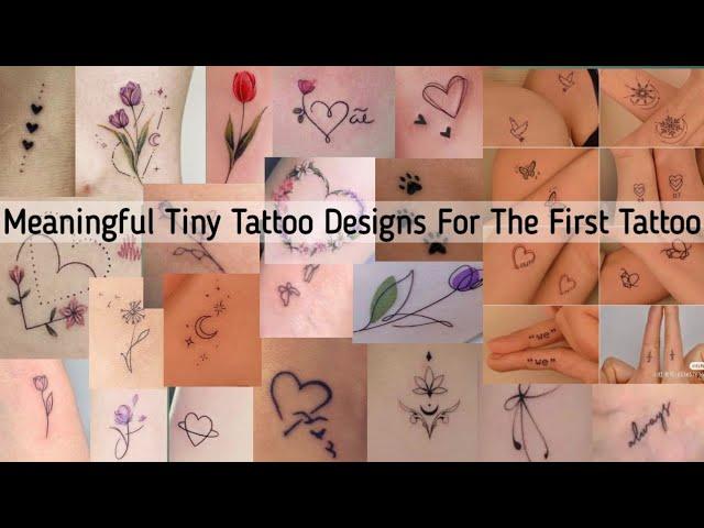 Meaningful tiny tattoo designs collection for girls as your first ink/ Small Tattoo Design Ideas