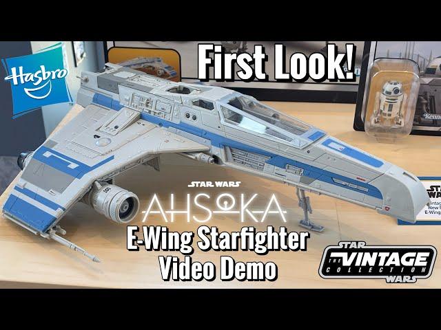 Star Wars Ahsoka E-Wing Starfighter TVC Hasbro SDCC Comic-Con First Look!