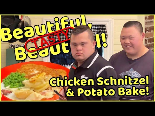 'Chicken Schnitzel & Potato Bake' | BEAUTIFUL, TASTY, BEAUTIFUL! | EP.2 | Sean and Marley