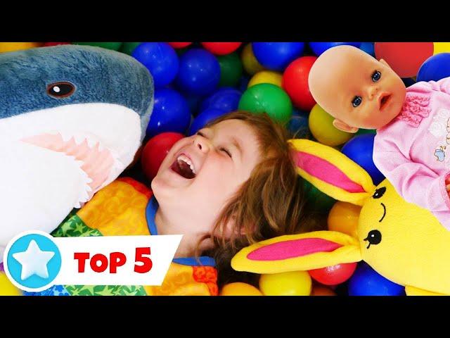 Ich heiße Bianca Kompilation. Spielen mit Baby Born Puppen. TOP-5 Videos