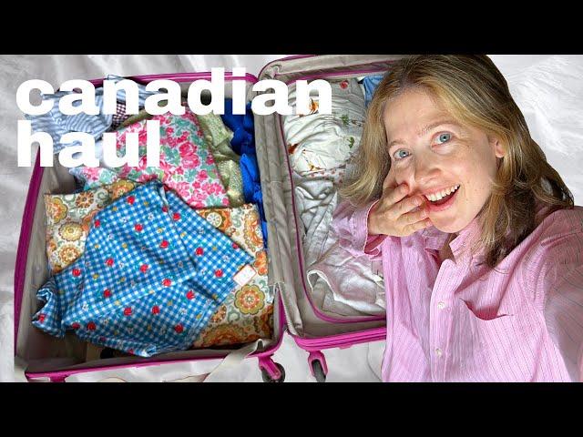 everything i got from canada (only thrifted or handmade items) // THRIFT HAUL