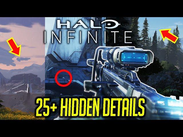 25+ HIDDEN DETAILS - Halo Infinite campaign BREAKDOWN (AI, BIZARRE WALL, Banished Camps, tunnels)