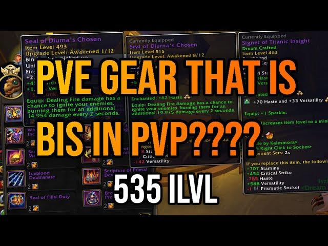 PvP Gear You Don't Know About (AND ITS EASY) PvE Gear BiS in PvP