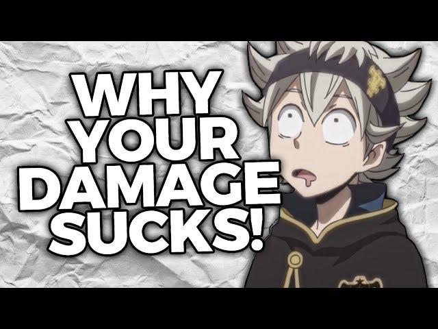 Why YOUR Black Asta Damage Sucks! (Black Clover Mobile)