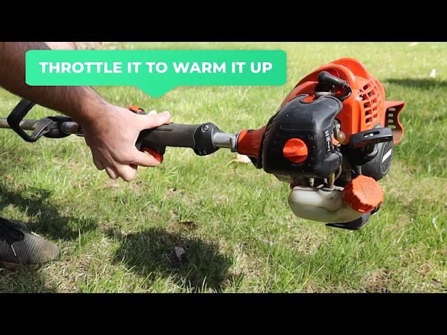 How to Start the Echo SRM-225 Weed Eater Grass Trimmer