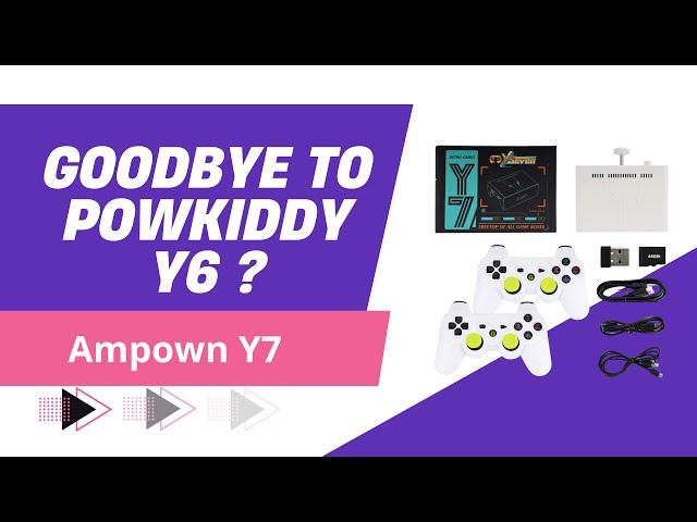 Ampown Y7: The New Best Portable Retro Gaming Console for Under $50? a Threat to Powkiddy y6