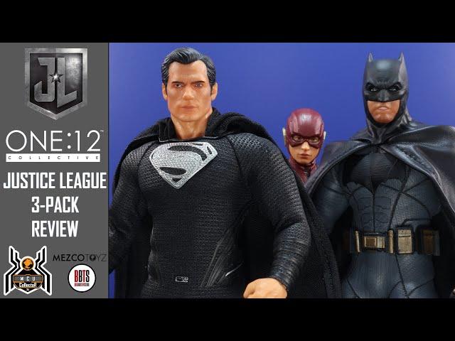 Mezco Toyz One:12 Collective Zack Snyder's Justice League SUPERMAN, BATMAN & the FLASH 3-Pack Figure