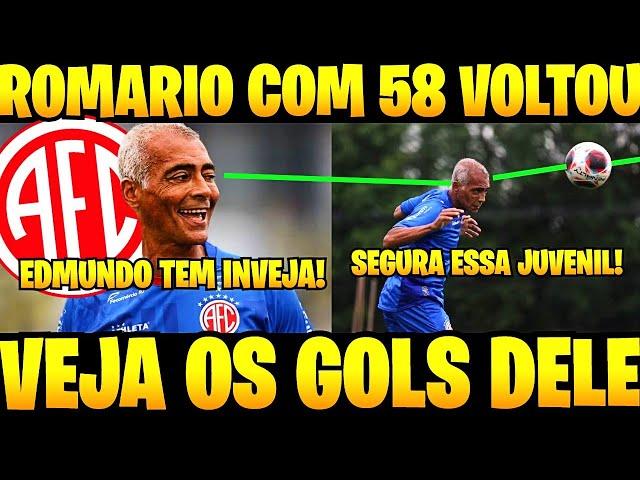 ROMÁRIO, AOS 58 ANOS, VOLTA AO FUTEBOL PROFISSIONAL E SURPREENDE NO TREINO, DEIXANDO TODOS CHOCADOS