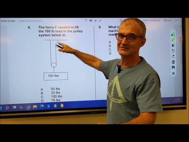 ASVAB Mechanical Comprehension Practice Test